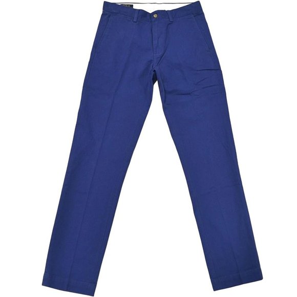 NWT! Polo Ralph Lauren Mens Slim Fit Chino Pants (35x32, Sporting Blue)